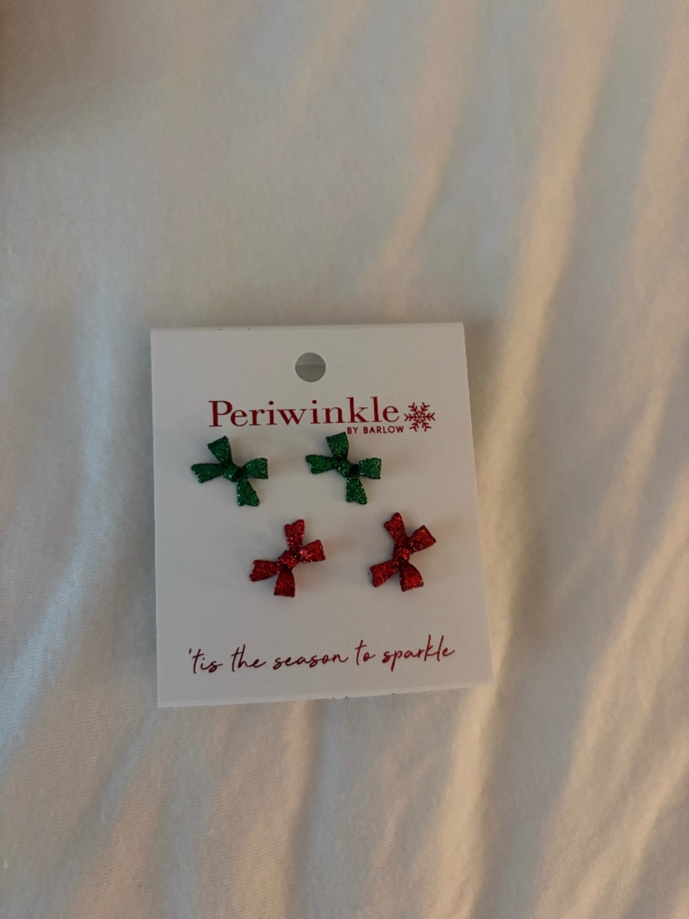 Christmas Bow Earrings